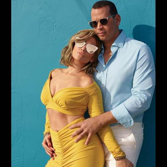 Jennifer Lopez et son fiancé Alex Rodriguez partagent une campagne de pub pour la marque Quay Australia. Mars 2019.