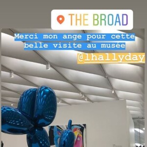 Françoise Thibaut visite une exposition Jeff Koons à Los Angeles le 23 mars 2019.