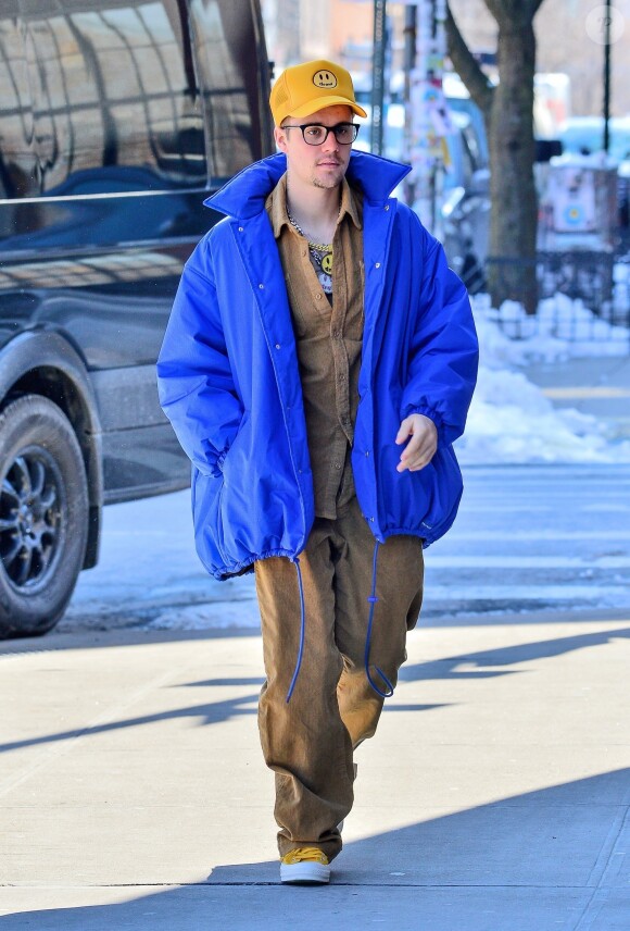 Justin Bieber dans les rues de New York, le 5 mars 2019