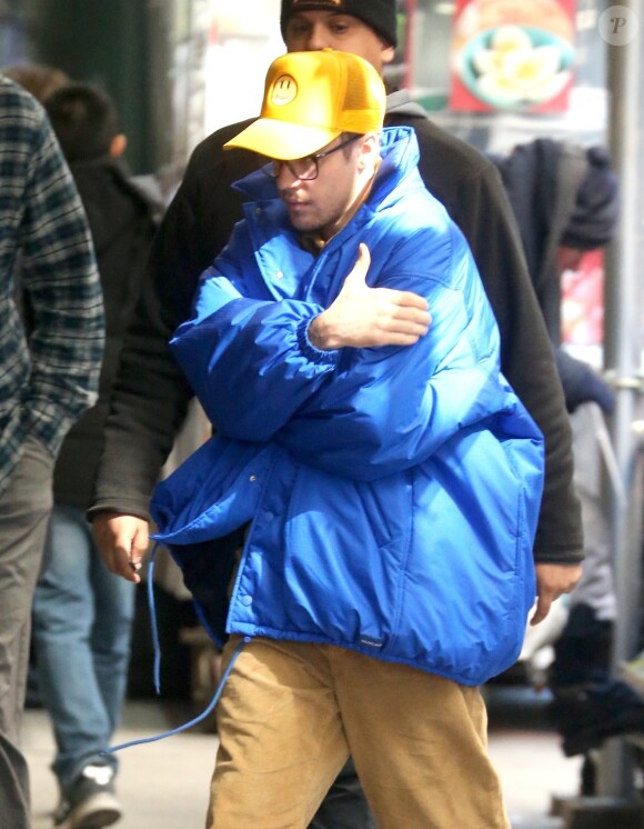Justin Bieber à New York. Le 5 mars 2019
