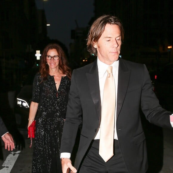 Julia Roberts et son mari Daniel Moder à Los Angeles le 14 avril 2018.