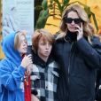 Exclusif - Julia Roberts se balade à New York avec ses enfants le 3 décembre 2018.