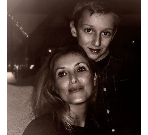 Isabelle Brès et son fils Camille, le 1er janvier 2019.