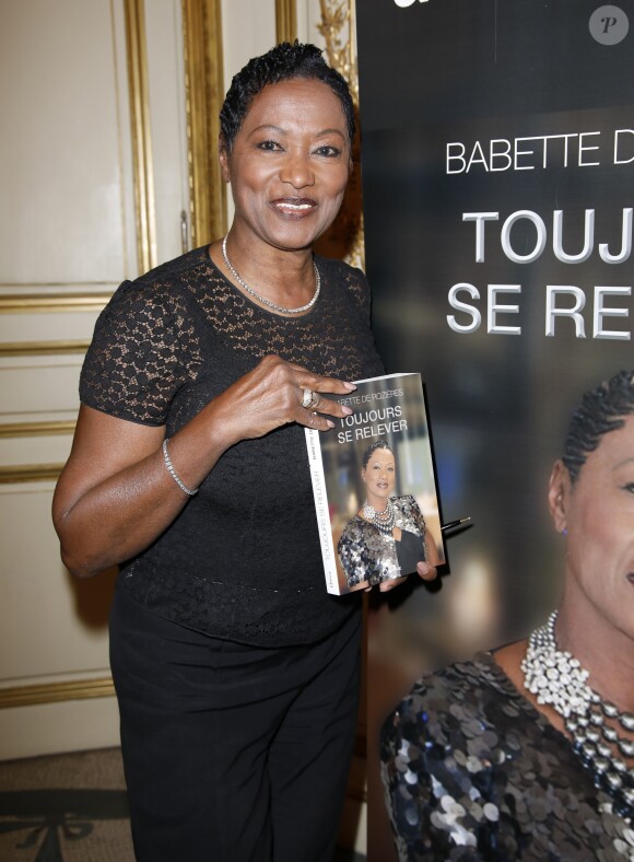 Babette de Rozières - Lancement du livre de Babette de Rozières, "Toujours se relever", au Meurice à Paris. Le 14 mars 2019 © Marc Ausset-Lacroix / Bestimage