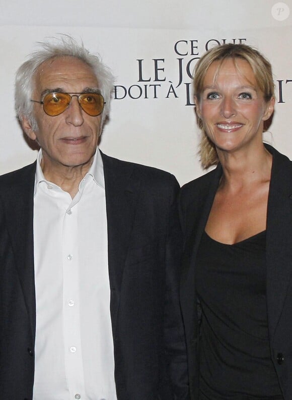 Gérard Darmon et sa compagne Christine à Paris le 3 septembre 2012