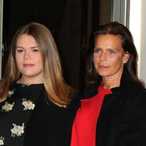 La princesse Caroline de Hanovre, Camille Gottlieb et la princesse Stéphanie de Monaco lors de la soirée hommage à la princesse Grace de Monaco avec la projection d'un de ses films "The Country Girl", sorti en 1954 et pour lequel Grace Kelly reçu l'oscar de la meilleure actrice au théâtre Princesse Grace à Monaco, le 11 novembre 2017. Cette projection, suivi d'un diner, est organisée par la Fondation Princesse Grace et Dani Carew à Monaco © Bruno Bebert / Bestimage