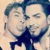 Adam Lambert pose avec son amoureux Javi Costa Polo., sur Instagram, le 27 mars 2019