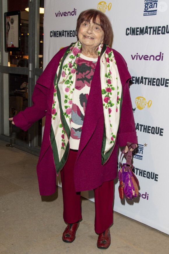 Agnès Varda - Ouverture de la rétrospective "Quinze jours avec Agnès Varda" à la Cinémathèque française à Paris, France, la 16 janvier 2019. © Pierre Perusseau/Bestimage
