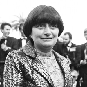 Agnès Varda au festival de Cannes en 1987