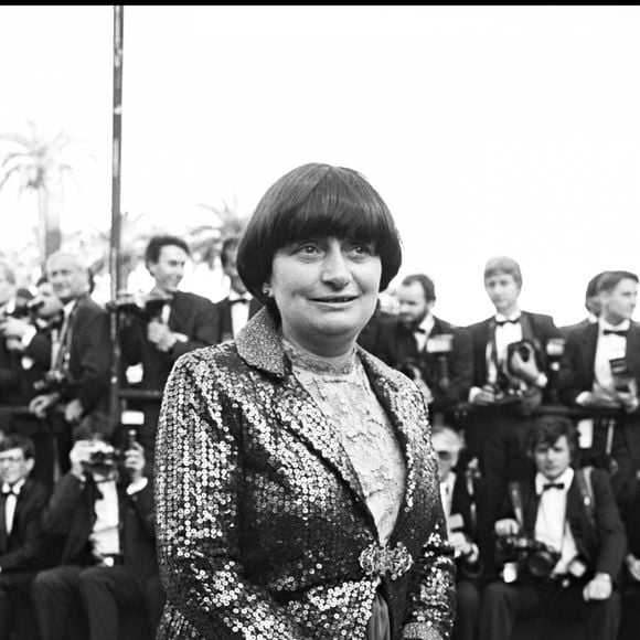Agnès Varda au festival de Cannes en 1987