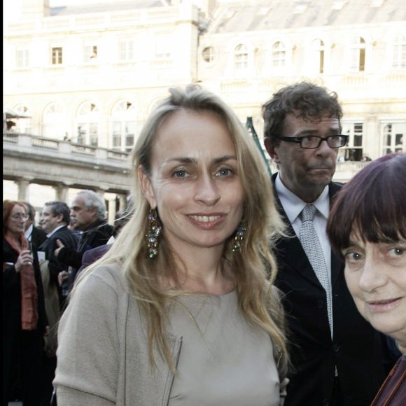 Agnès Varda avec sa fille Rosalie à Paris le 02/05/2005