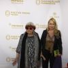 Agnes Varda et sa fille Rosalie Varda - Photocall de la soirée de la fondation Positive Planet au Palm Beach lors du 70ème festival de Cannes le 24 mai 2017.