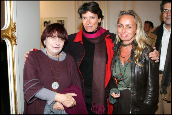 Agnès Varda, Catherine Cayla et Rosalie Varda - Jeanne Moreau faite commandeur dans l'ordre national du mérite en 2007