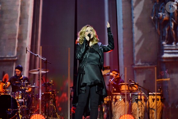 Lara Fabian en concert au Palac à Kiev. Le 2 mars 2018