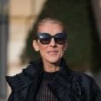 Céline Dion sort de l'hôtel de Crillon à Paris le 1er février 2019.
