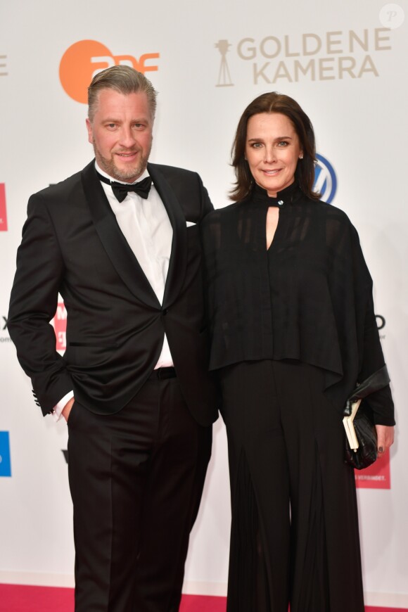 Desiree Nosbusch et son mari Tom Bierbaumer - 54e cérémonie des Goldene Kamera, à Berlin, le 30 mars 2019