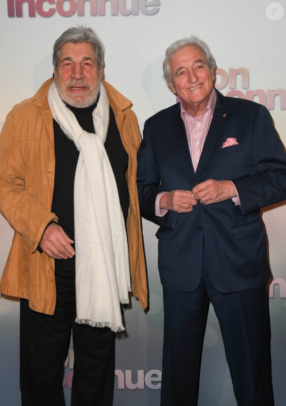 Jean-Pierre Castaldi et Jean-Loup Dabadie - Avant-première du film "Mon Inconnue" au cinéma UGC Normandie à Paris le 1er avril 2019. © Coadic Guirec/Bestimage01/04/2019 - Paris