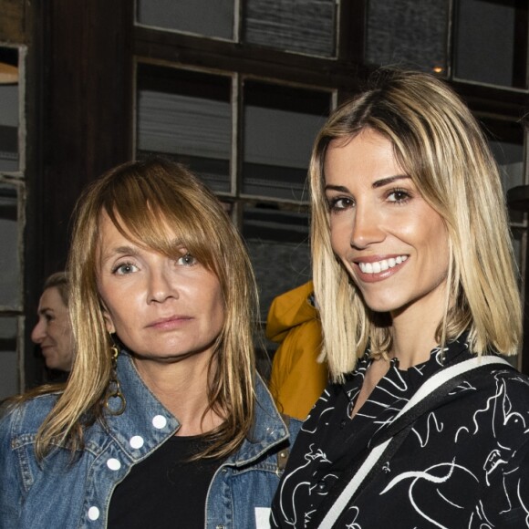 Exclusif - Axelle Laffont, Alexandra Rosenfeld (Miss France 2006 et Miss Europe 2006) et Laurent Pierart (Agence Shake) lors de la soirée "Kill The Duckface" pour le lancement en avant-première de Panza Paille dans la salle de réception La Cartonnerie à Paris, France, le 2 avril 2019. Panzani Food Service lance Panza Paille sur le marché de la restauration hors-foyer. Panza Paille est composée de blé et d'eau. Elle est donc entièrement biodégradable et compostable. "En plus d'offrir un sirotage 100% naturel aux convives, elle s'affiche comme l'une des alternatives aux pailles en plastique les plus séduisantes en terme de prix, indique Panzani. Les pailles de 250 mm de long et de 7,4 mm de diamètre seront conditionnées dans des sachets de 60 pailles vendus 2,15 € HT, soit 0,036 € la paille." © Pierre Perusseau/Bestimage