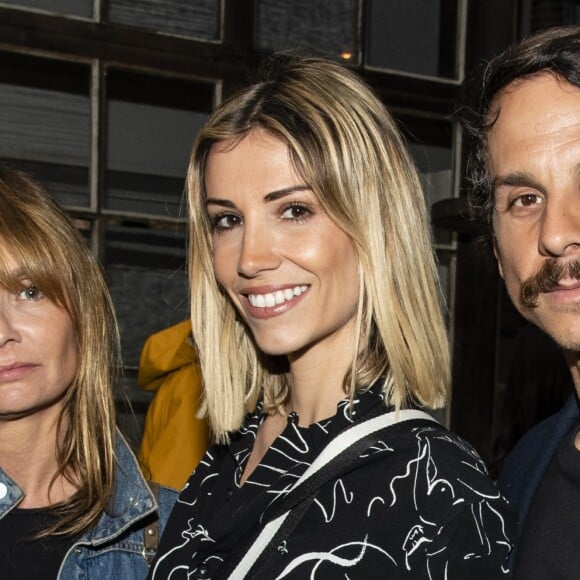 Exclusif - Axelle Laffont, Alexandra Rosenfeld (Miss France 2006 et Miss Europe 2006) et Laurent Pierart (Agence Shake) lors de la soirée "Kill The Duckface" pour le lancement en avant-première de Panza Paille dans la salle de réception La Cartonnerie à Paris, France, le 2 avril 2019. Panzani Food Service lance Panza Paille sur le marché de la restauration hors-foyer. Panza Paille est composée de blé et d'eau. Elle est donc entièrement biodégradable et compostable. "En plus d'offrir un sirotage 100% naturel aux convives, elle s'affiche comme l'une des alternatives aux pailles en plastique les plus séduisantes en terme de prix, indique Panzani. Les pailles de 250 mm de long et de 7,4 mm de diamètre seront conditionnées dans des sachets de 60 pailles vendus 2,15 € HT, soit 0,036 € la paille." © Pierre Perusseau/Bestimage