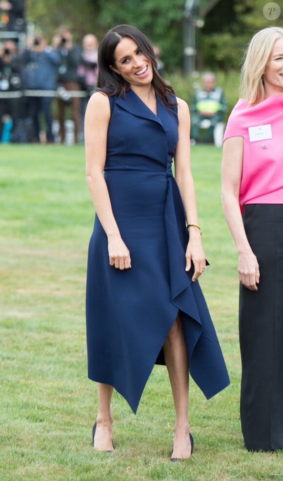 Le prince Harry, duc de Sussex, et Meghan Markle, duchesse de Sussex, participent à la campagne "This Girl Can" à Government House, Melbourne le 18 octobre 2018.