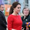 Catherine Kate Middleton, la duchesse de Cambridge, enceinte, en visite à Norwich pour lancer une levée de fonds en vue de construire un nouvel hôpital pour enfants de l'organisme East Anglia Children's Hospices, le 25 novembre 2014.