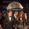 Le prince William et Kate Middleton - Première du film "Le cheval de guerre" à Londres le 8 janvier 2012.