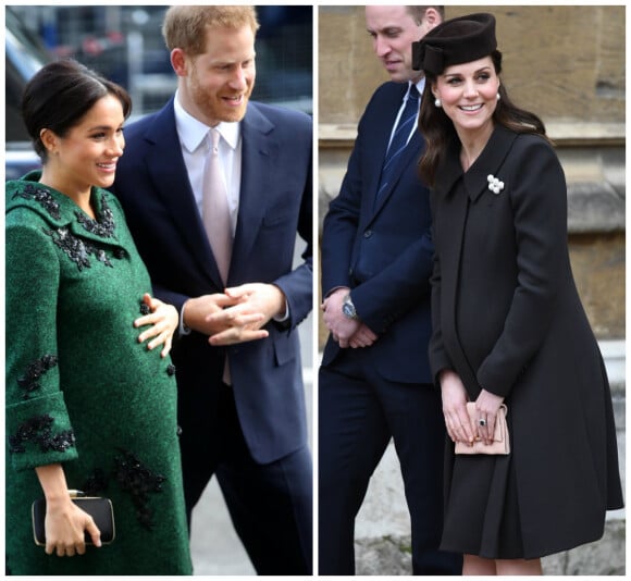 Meghan Markle et Kate Middleton mamans : Leurs grossesses mois après mois