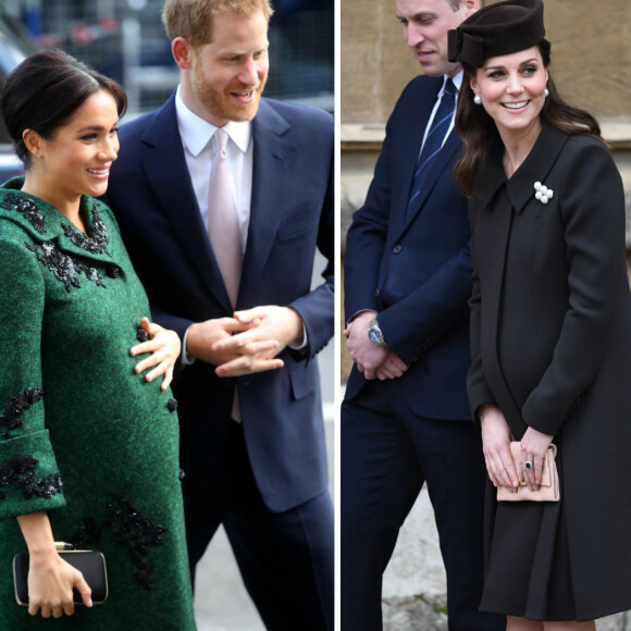 Meghan Markle et Kate Middleton mamans : Leurs grossesses mois après mois