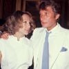 Nathalie Baye et Johnny Hallyday au mariage d'Eddie Barclay, à Paris le 22 juin 1984.