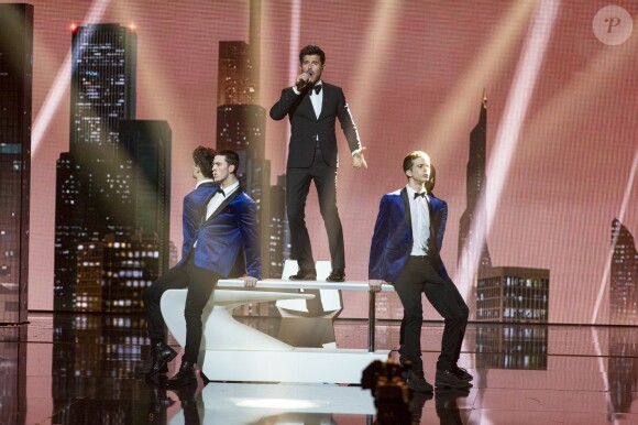 Exclusif - Vincent Niclo - Enregistrement de l'émission "Les 40 ans de Starmania" les stars chantent pour le Sidaction au Palais des Congrès à Paris, le 29 mars 2019. A l'occasion des 25 ans du Sidaction, France 2 propose une grande soirée exceptionnelle autour des plus belles chansons de Starmania qui sera diffusée le samedi 6 avril à 21h. © Pierre Perusseau/Bestimage