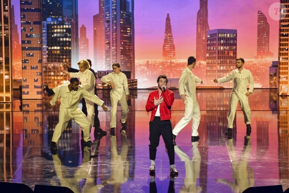 Exclusif - Amir (Amir Haddad) - Enregistrement de l'émission "Les 40 ans de Starmania" les stars chantent pour le Sidaction au Palais des Congrès à Paris, le 29 mars 2019. A l'occasion des 25 ans du Sidaction, France 2 propose une grande soirée exceptionnelle autour des plus belles chansons de Starmania qui sera diffusée le samedi 6 avril à 21h. © Pierre Perusseau/Bestimage