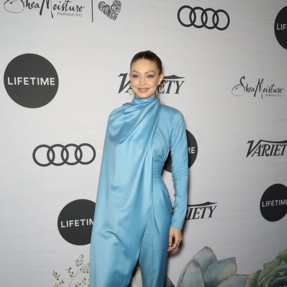 Gigi Hadid à la soirée Variety's Power Of Women par Lifetime au Cipriani Midtown à New York City, New York, Etats-Unis, le 5 avril 2019.