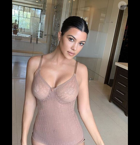 Kourtney Kardashian. Avril 2019.
