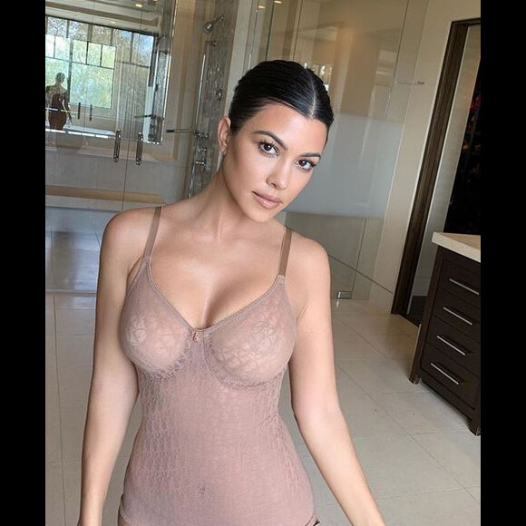 Kourtney Kardashian. Avril 2019.