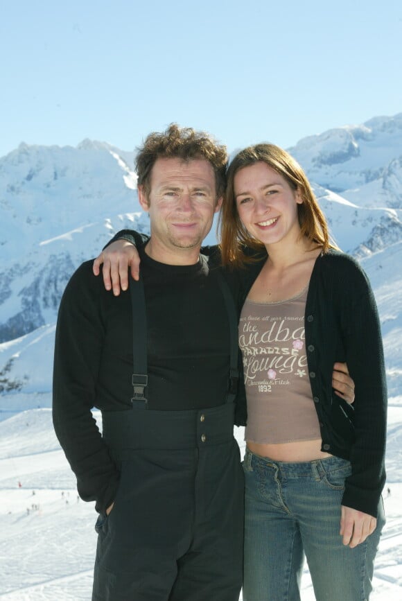 Daniel Rialet et Emmanuelle Boidron lors du Festival International du Film de Télévision de Luchon, le 8 février 2003. © Frédéric Piau/Bestimage