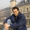 Rendez-vous avec l'acteur Daniel Rialet au quai des Orfèvres à Paris en 1991.