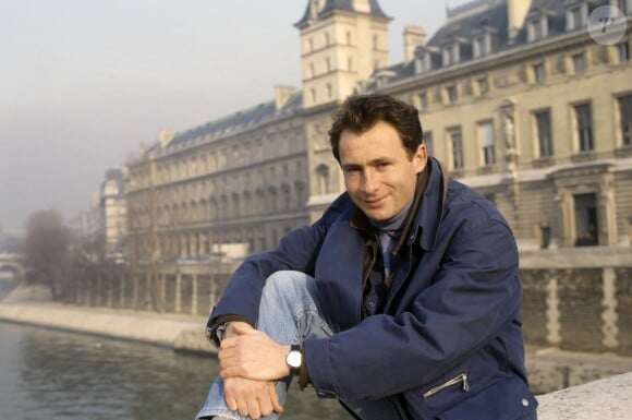Rendez-vous avec l'acteur Daniel Rialet au quai des Orfèvres à Paris en 1991.