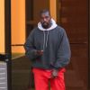 Exclusif - Kanye West à la sortie de ses bureaux à Calabasas, le 29 mars 2019.