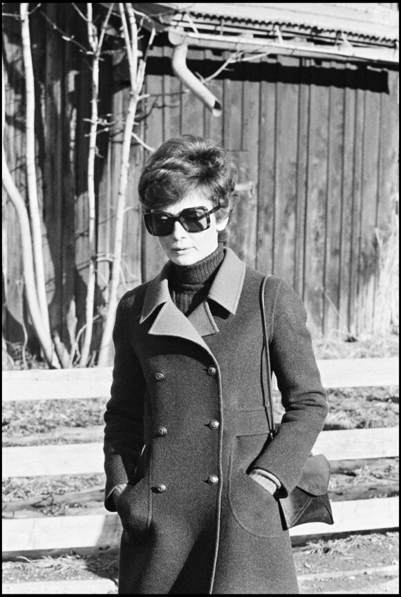 Audrey Hepburn à Gstaad en 1972