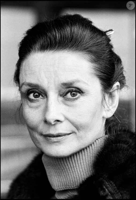 Audrey Hepburn à Paris en 1982