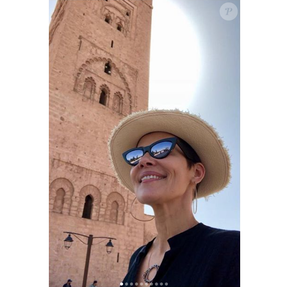 Cristina Cordula à Marrakech, le 12 mars 2019.