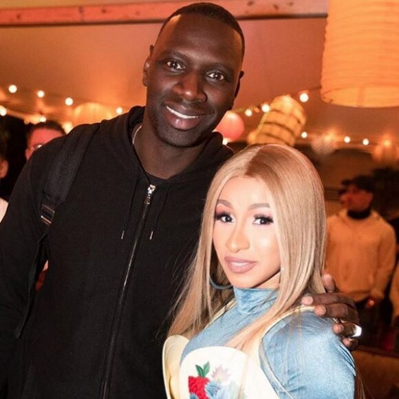 Omar Sy et Cardi B au festival de Coachella. Indio, le 12 avril 2019.