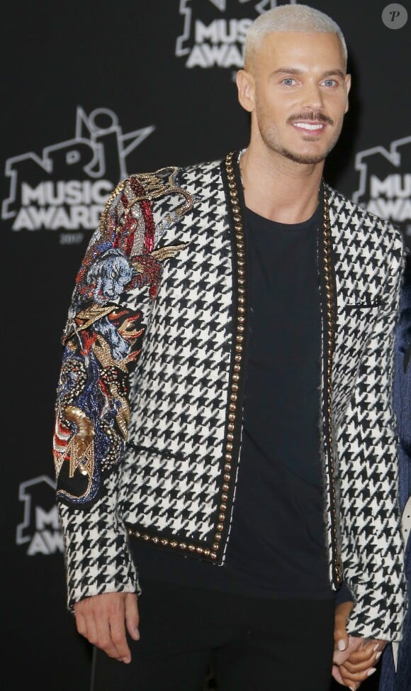 Le chanteur français M. Pokora (Matt Pokora) - 19ème édition des NRJ Music Awards à Cannes le 4 novembre 2017. © Christophe Aubert via Bestimage