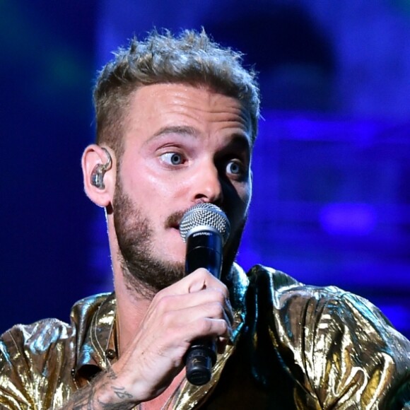 Exclusif - M Pokora (Matt Pokora) - Emission "La chanson de l'année fête la musique" dans les arènes de Nîmes, diffusée en direct sur TF1 le 17 juin 2017. Pour la treizième édition de La Chanson de L'année, c'est l'artiste Amir avec son titre "On dirait" qui a été plébiscité par les votes du public. © Bruno Bebert/Bestimage