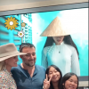 Jade Hallyday sur Instagram, le 15 avril 2019. Voyage au Vietnam avec sa mère et sa soeur Joy. Elles ont visité l'association de Laeticia Hallyday et Hélène Darroze "La bonne étoile", qui vient en aide aux orphelins vietnamiens.