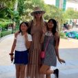 Laeticia Hallyday sur Instagram, le 15 avril 2019. Voyage au Vietnam avec ses filles, Jade et Joy. Elles ont visité l'association de Laeticia Hallyday et Hélène Darroze "La bonne étoile", qui vient en aide aux orphelins vietnamiens.