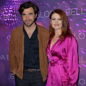 Elodie Frégé et son compagnon Gian Marco Tavani - Avant première du film " Gloria Bell " à Paris le 15 avril 2019 . © Veeren/Bestimage