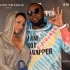 Maître Gims (Gandhi Djuna) et sa femme Demdem Djuna lors de la soirée de lancement de la collection capsule "I'm not a rapper" de la marque Elevenparis (Eleven Paris) à Paris, France, le 11 avril 2019. © Veeren/Bestimage