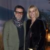 Exclusif - Ramon Mac Crohon et sa femme Anoushka propriétaire de Kaspia lors du salon PAD (Paris Art Design) à Paris le 3 avril 2019. © Julio Piatti / Bestimage