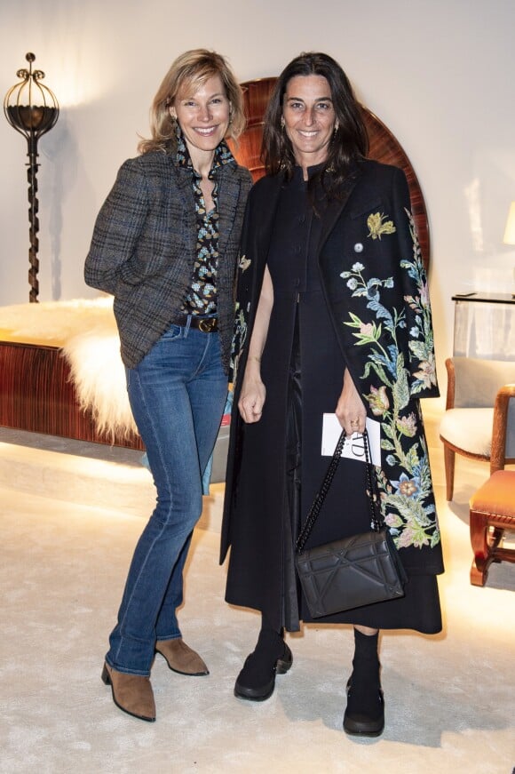 Exclusif - Grace Borletti et Elisabetta Beccari lors du salon PAD (Paris Art Design) à Paris le 3 avril 2019. © Julio Piatti / Bestimage